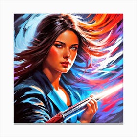 Star Wars The Force Awakens 3 Canvas Print
