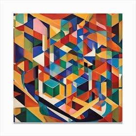 Abstract Cubes Canvas Print