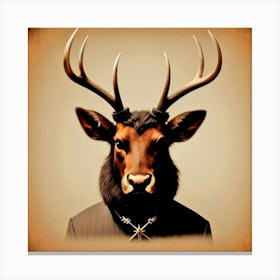 Deer Head 30 Canvas Print