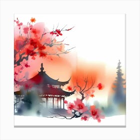 Chinese Pagoda 13 Canvas Print