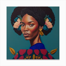 African Woman Canvas Print