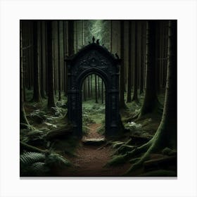 Gateway To The Dark Forest Canvas Print