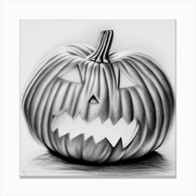 Black n White Halloween Canvas Print