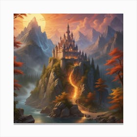 Fairytale Castle 17 Canvas Print