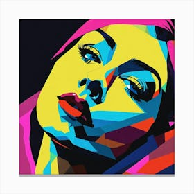 Calm Woman Portrait Canvas Print