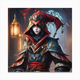 Jester mage Canvas Print