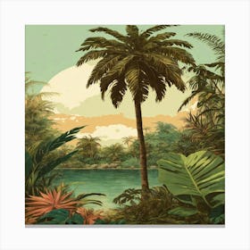 Tropical Jungle 1 Canvas Print