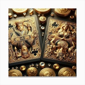 Playing Cards Canvas Print