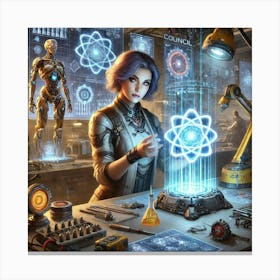 Elena Markov Technological Innovation Canvas Print