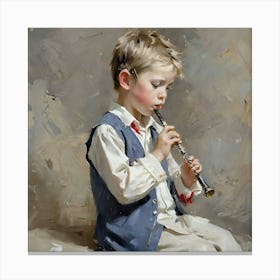 flute art Canvas Print