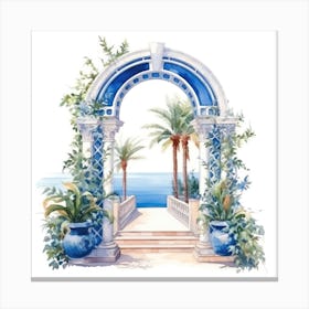 Archway To The Sea Canvas Print