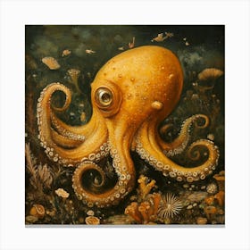 Octopus 12 Canvas Print