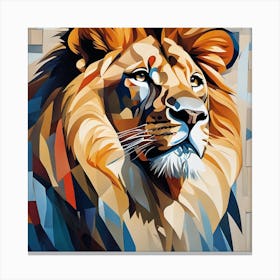 Lion Painting Canvas Print