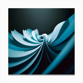 Paper Spiral - Paper Stock Videos & Royalty-Free Footage 1 Canvas Print