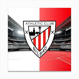 Athletic Club Bilbao Logo Wall Art 20 Canvas Print