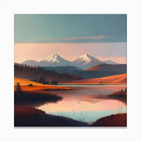 Mountain Landscape 25 Canvas Print