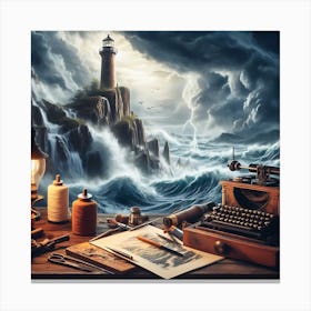 Stormy Seas Canvas Print