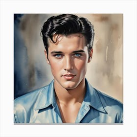 Memphis Icon Elvis Presley Canvas Print