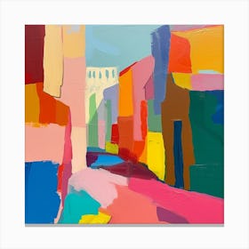Abstract Travel Collection Madrid Spain 1 Canvas Print
