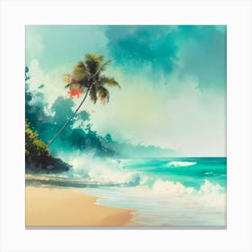 Beach in Hawaii Canvas Print