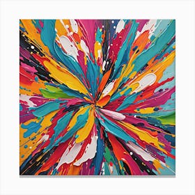 Abstract Painting Canvas Print