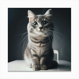 Cat Portrait 1 Canvas Print