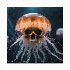 Toxic Jellyfish 1 Canvas Print