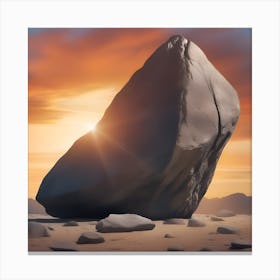 When The Stars Birthed A Rock Canvas Print