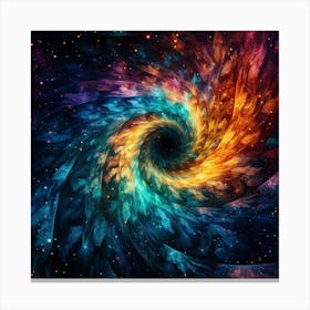Spiral Galaxy Nebula Canvas Print