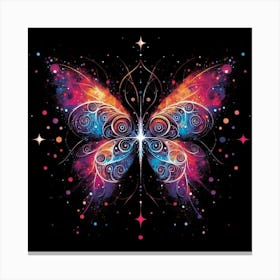 Galaxy Butterfly Art 2 Canvas Print