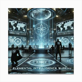 Elemental Intelligence Bureau Canvas Print