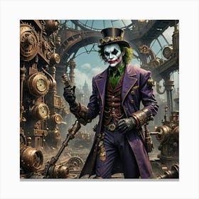 Joker Steampunk 3 Canvas Print