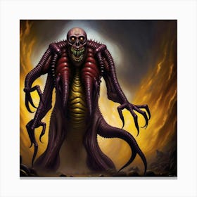 Alien Creature Canvas Print