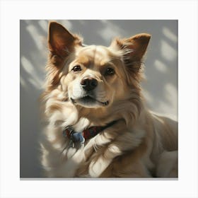 Golden Retriever Portrait Canvas Print