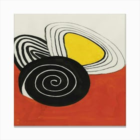 Escargot Amoureux De 2 Huitres (1969) Canvas Print