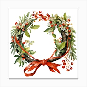 Christmas Wreath 1 Canvas Print