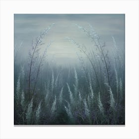 Whispers Of Tranquility A Serene Floral Landscape (2) Canvas Print