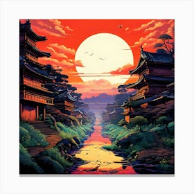 Asian Landscape Canvas Print