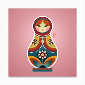 Russian Matryoshka Doll Canvas Print