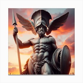 Sparta God Canvas Print