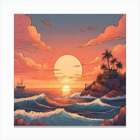 Sunset No.2 Canvas Print