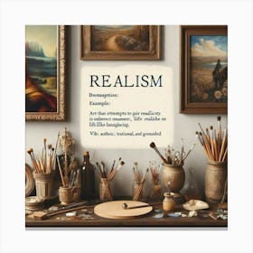 Realism Canvas Print