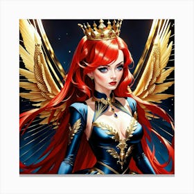 Princess With Wings Canvas Print