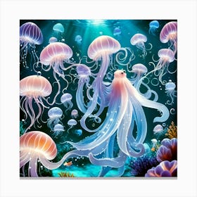 Jellyfish 3 Canvas Print