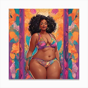 Sexy Woman Healing Canvas Print