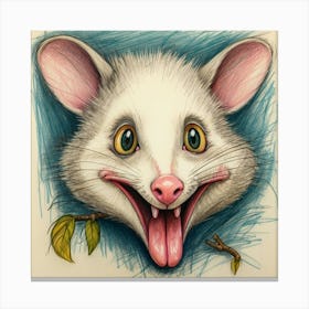 Opossum 4 Canvas Print