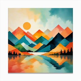 Mountain Landscape 5 Canvas Print