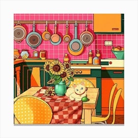 Kitchen Interior Canvas Print