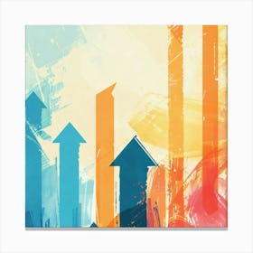 Abstract Of Arrows Canvas Print