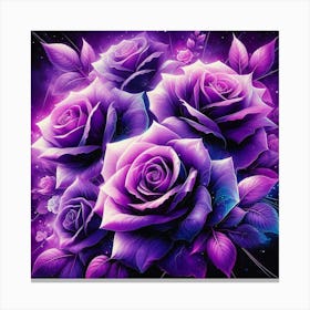 Purple Roses 8 Toile